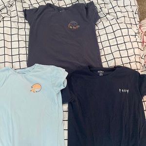 Roxy shirt bundle!! All smalls
